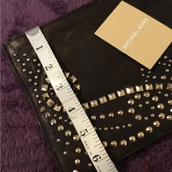 Michael Kors Gold Studded Wristlet - Picture 9 of 10
